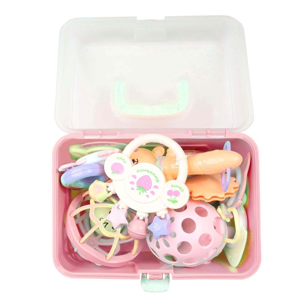 مجموعة خرزات السيليكون ومستلزمات التسنين للأطفال 