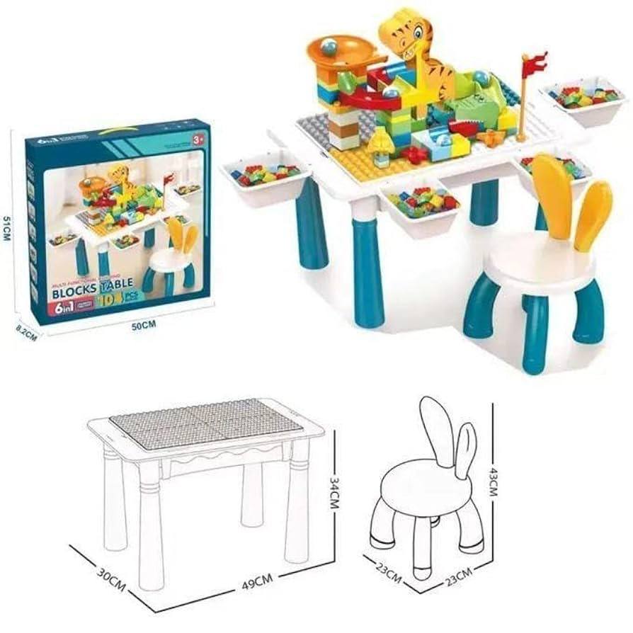 6-in-1 Building Blocks Activity Table