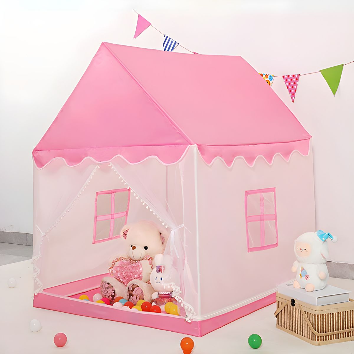 خيمة القصر الكبيرة – متعة اللعب والخيال للأطفال