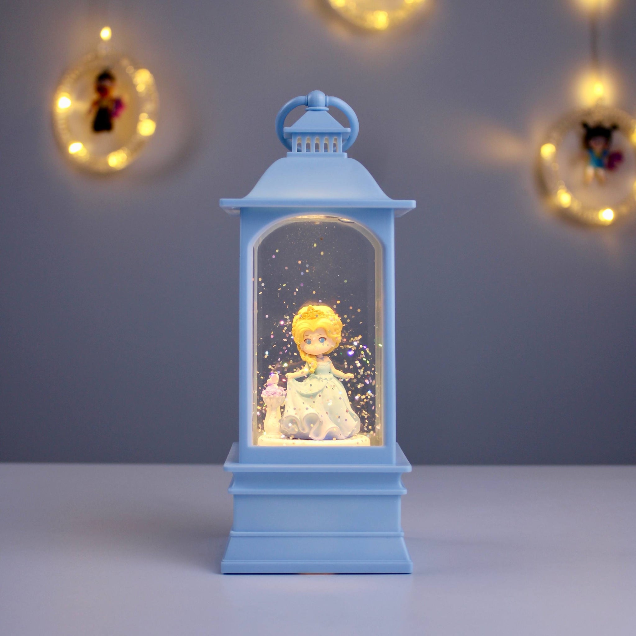 Medium Princess Ramadan Lantern with Moving Glitter & Music