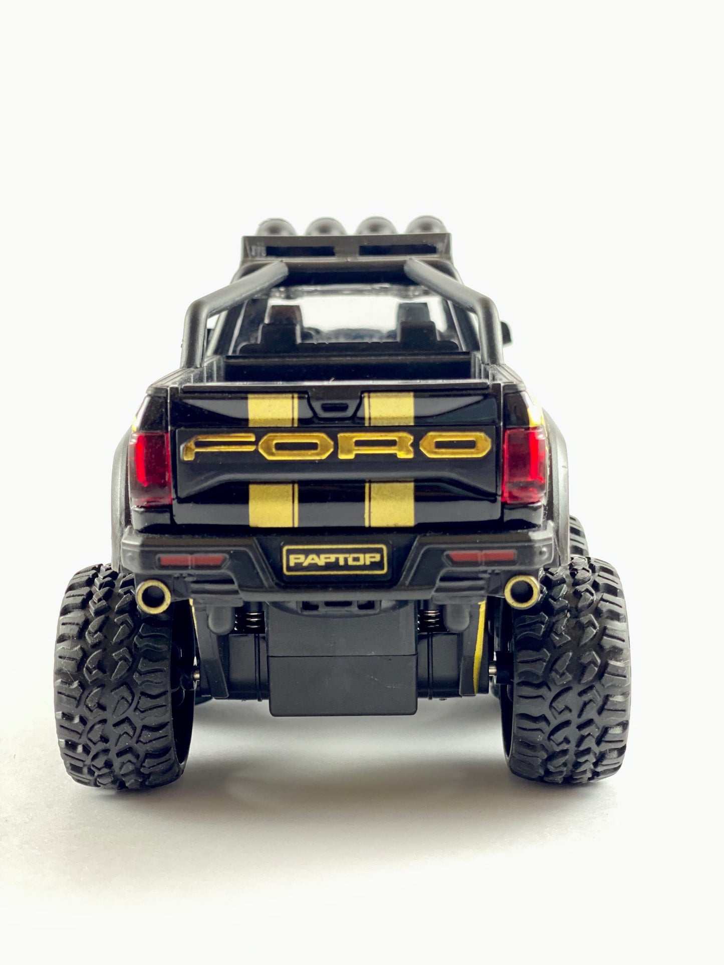 Ford Raptor Die-Cast Model Car 1:28 Scale with Motorcycle