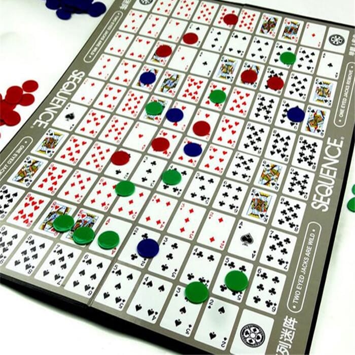 Arabic Sequence Board Game