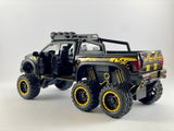 Ford Raptor Die-Cast Model Car 1:28 Scale with Motorcycle
