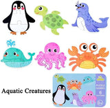 Duoqu Educational Puzzle Set in Metal Storage Box – 6 Puzzles