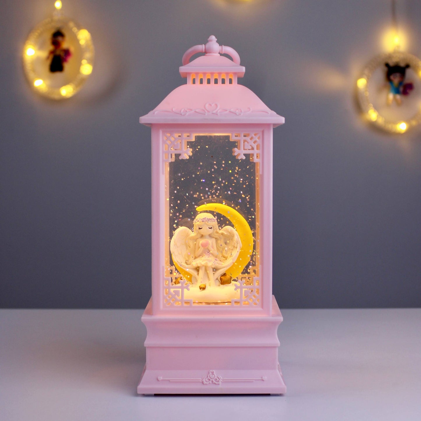Princess Ramadan Lantern with Moving Glitter & Music