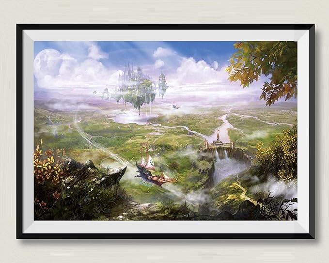 Fantasy Sky City Jigsaw Puzzle – 1000 Pieces