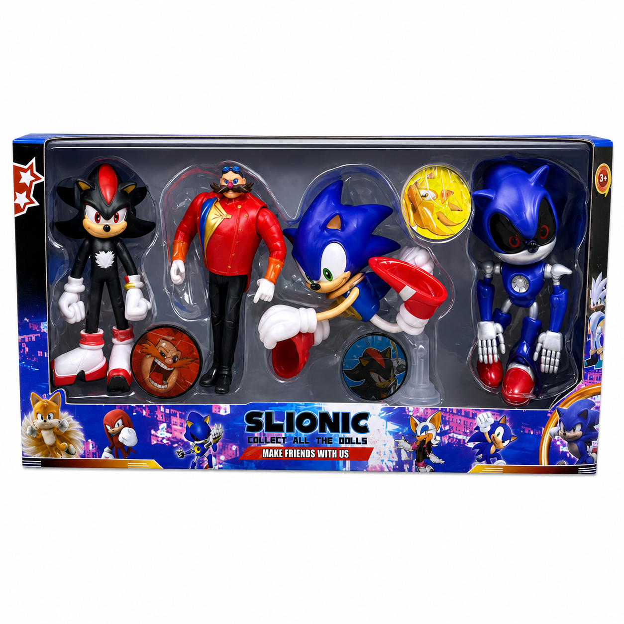 Sonic Characters Set 4-in-1 – Action Figure Collection