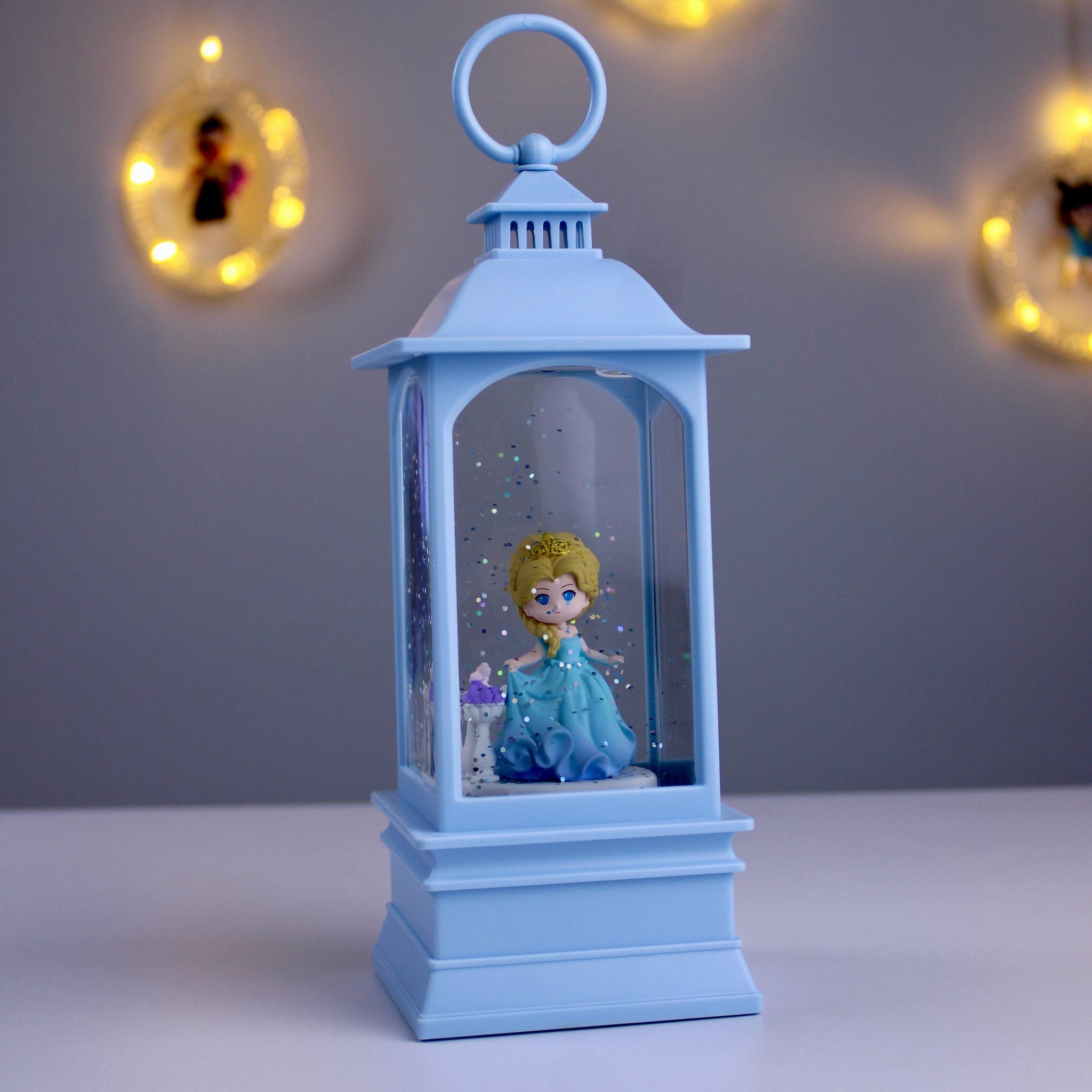 Medium Princess Ramadan Lantern with Moving Glitter & Music