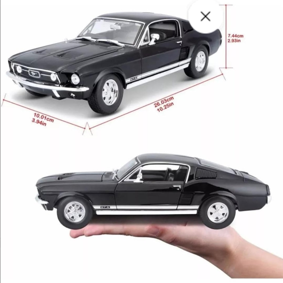 Maisto Ford Mustang GTA Fastback 1967 1:18 Die-Cast Model – Special Edition