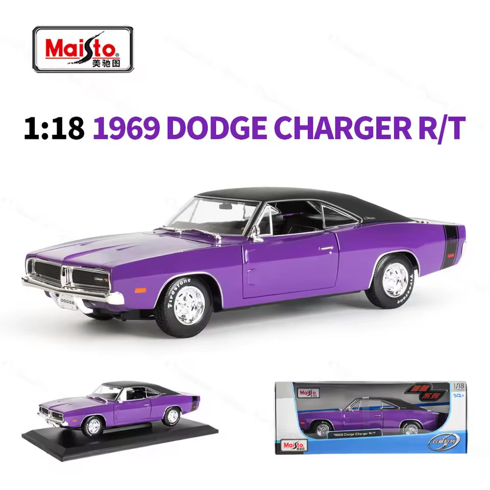 Maisto Dodge Charger R/T 1969 1:18 Die-Cast Model Car