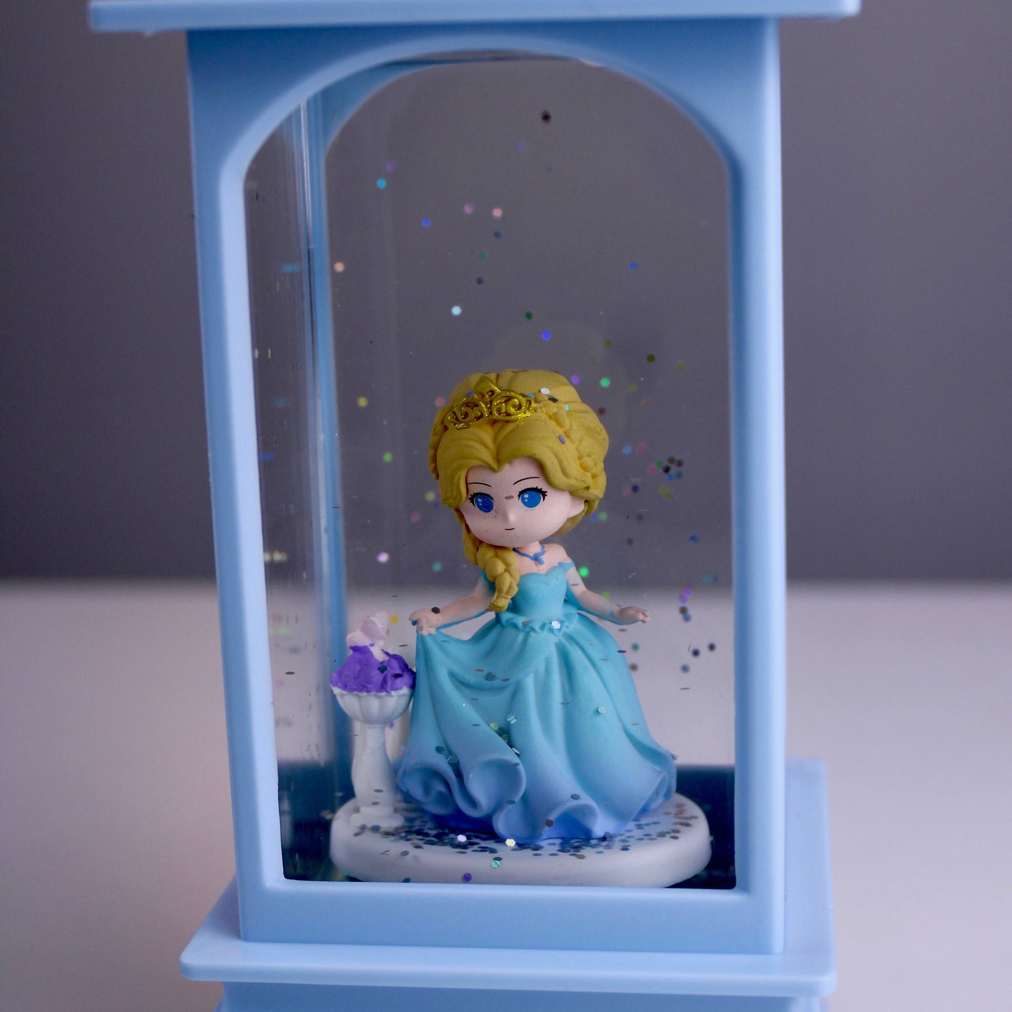 Medium Princess Ramadan Lantern with Moving Glitter & Music