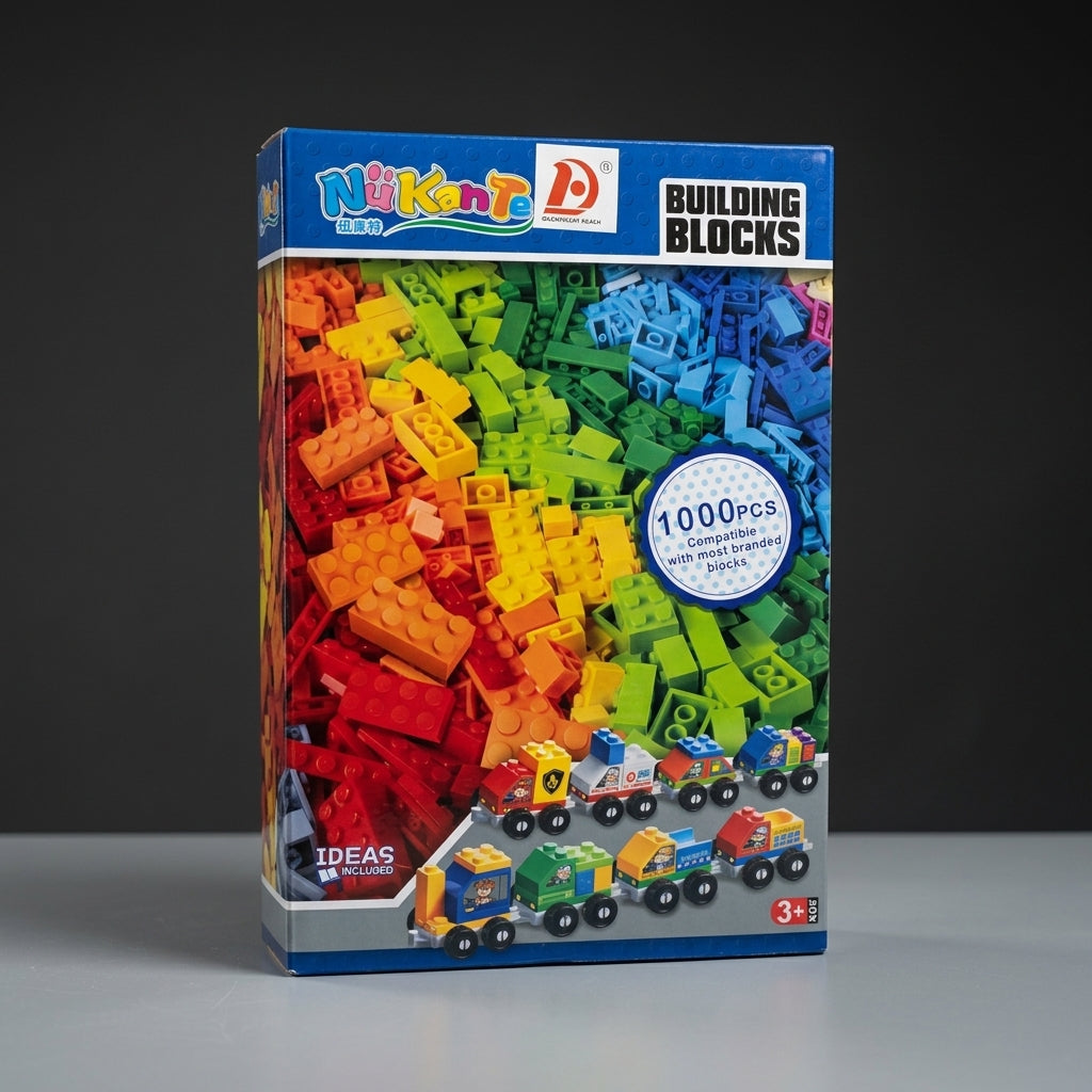 1000-Piece Building Blocks Set – Creative Construction Toy