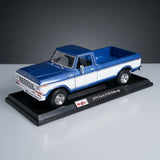 Maisto Ford F-150 Pick-Up 1979 1:18 Die-Cast Model – Special Edition Blue & White