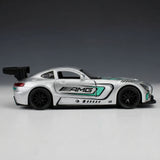 سيارة سباق AMG GT3 المصبوبة من المعدن - بمقياس 1:24 مع أضواء وأصوات