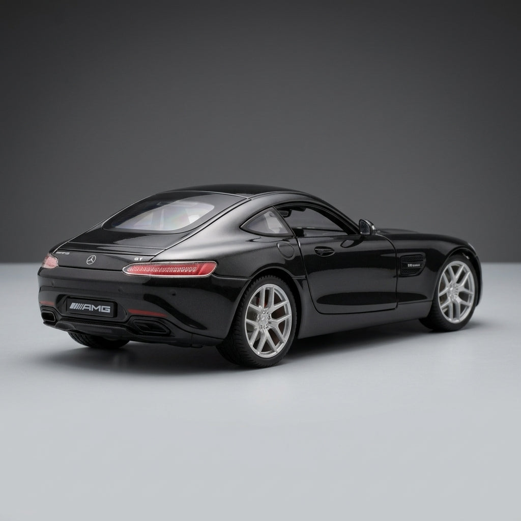مايستو مرسيدس-AMG GT 1:18 سيارة موديل مصبوبة – الإصدار الأسود