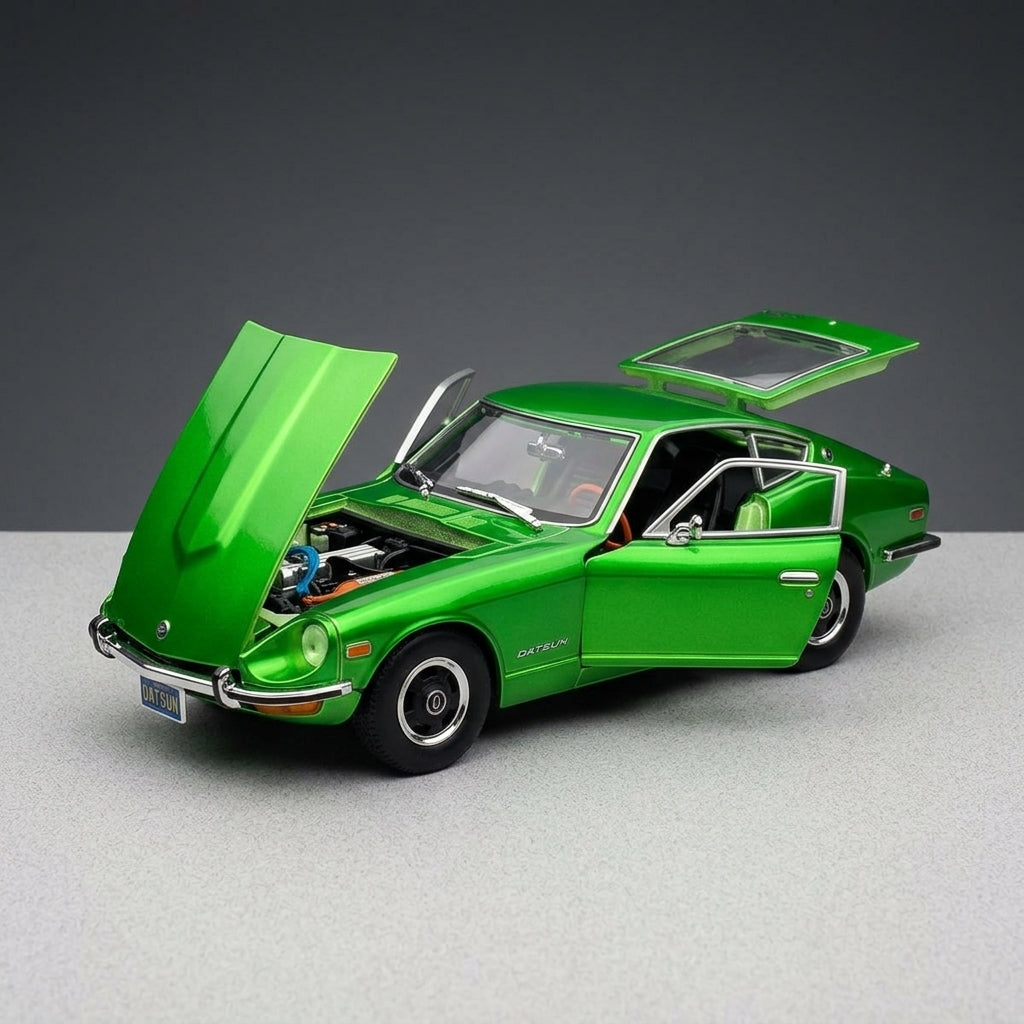 نموذج مايستو داتسون 240Z 1971 مصبوب بقالب 1:18 – إصدار أخضر معدني
