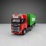 Scania Container Truck – Die-Cast Metal Trailer & Container with Light & Sound