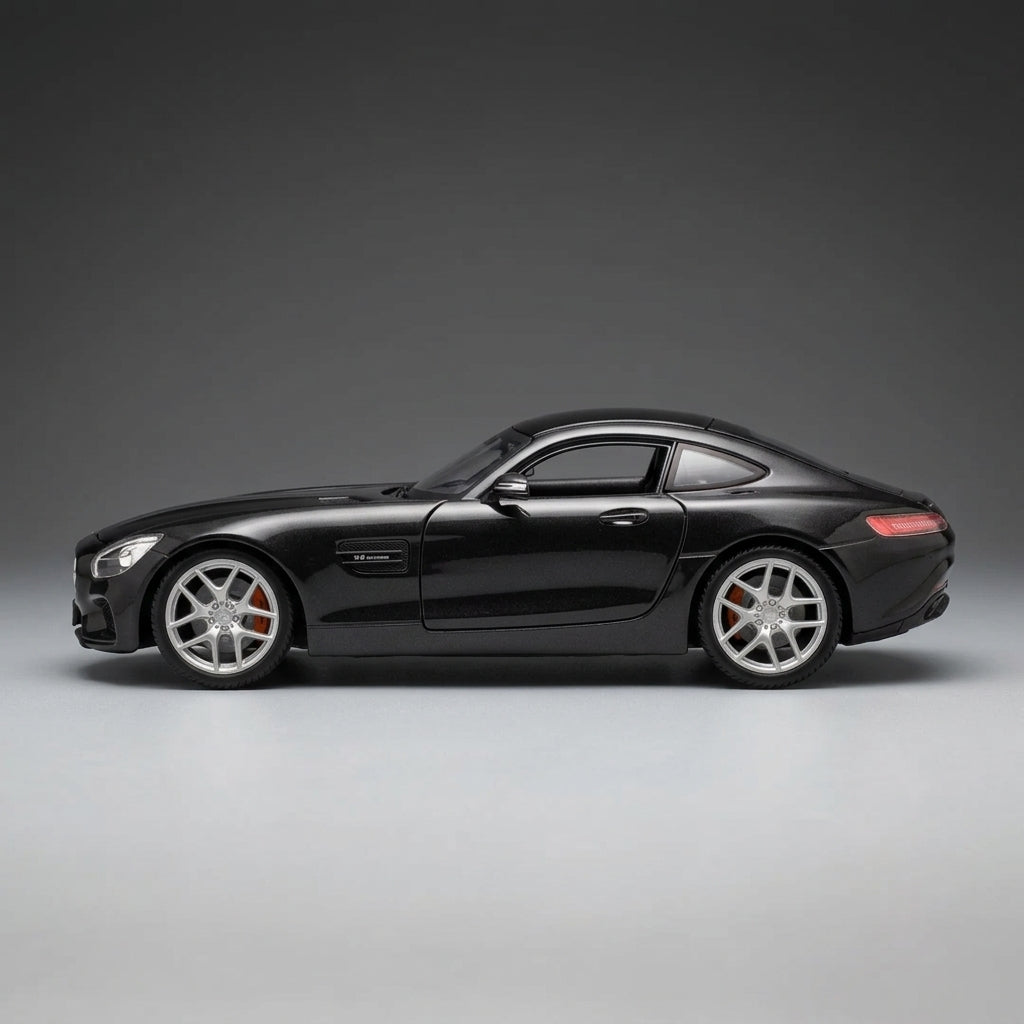 مايستو مرسيدس-AMG GT 1:18 سيارة موديل مصبوبة – الإصدار الأسود