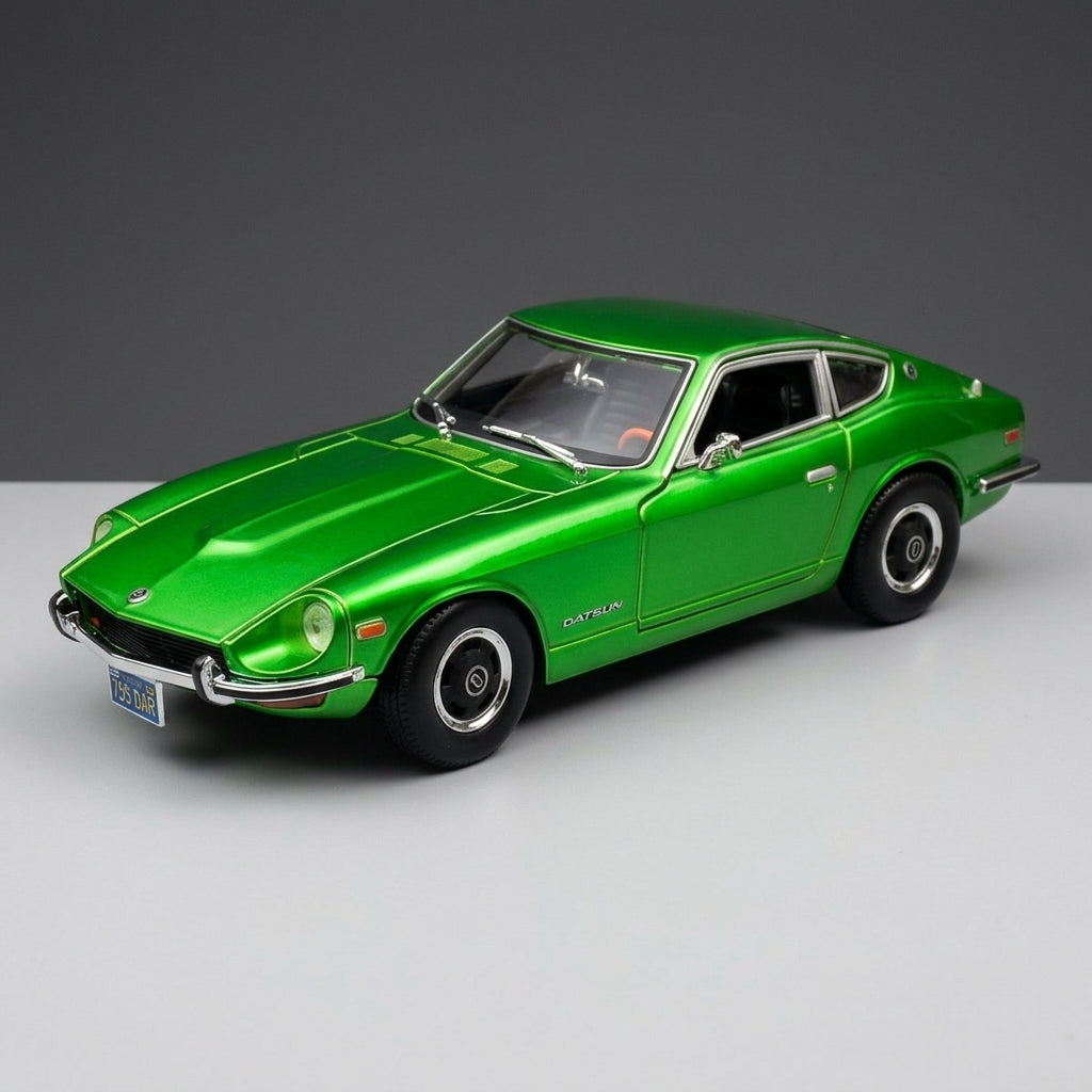 نموذج مايستو داتسون 240Z 1971 مصبوب بقالب 1:18 – إصدار أخضر معدني