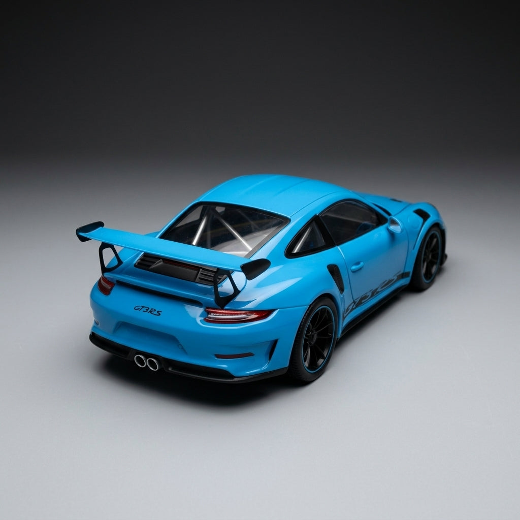 نموذج ويللي بورشه 911 GT3 RS المصبوب 1:18 - إصدار جي تي أوتوز (997)