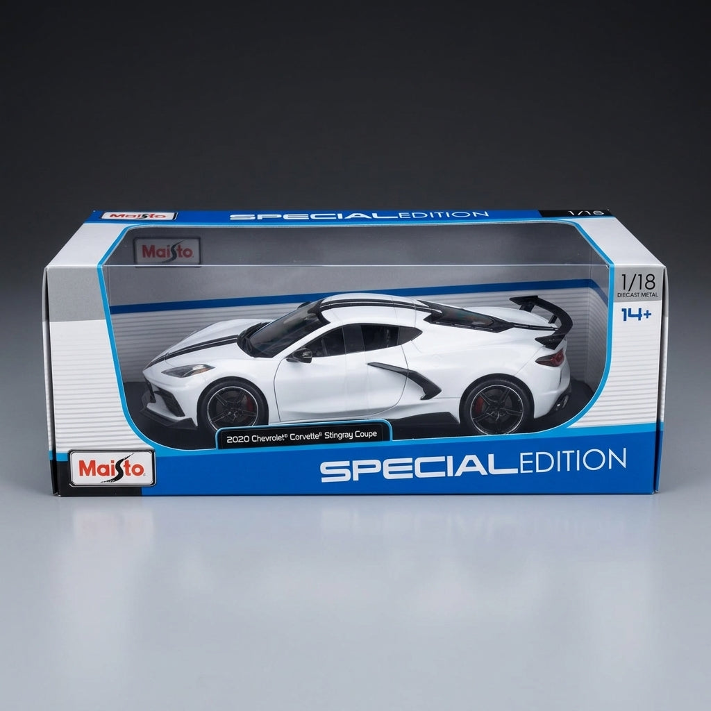 Maisto Chevrolet Corvette Stingray 2020 1:18 Die-Cast Model Car