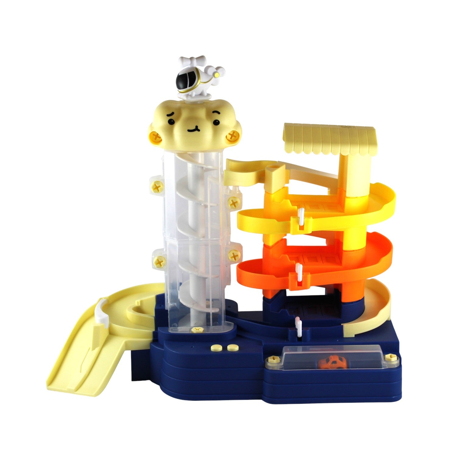 3-Level Car Track Playset with Elevator