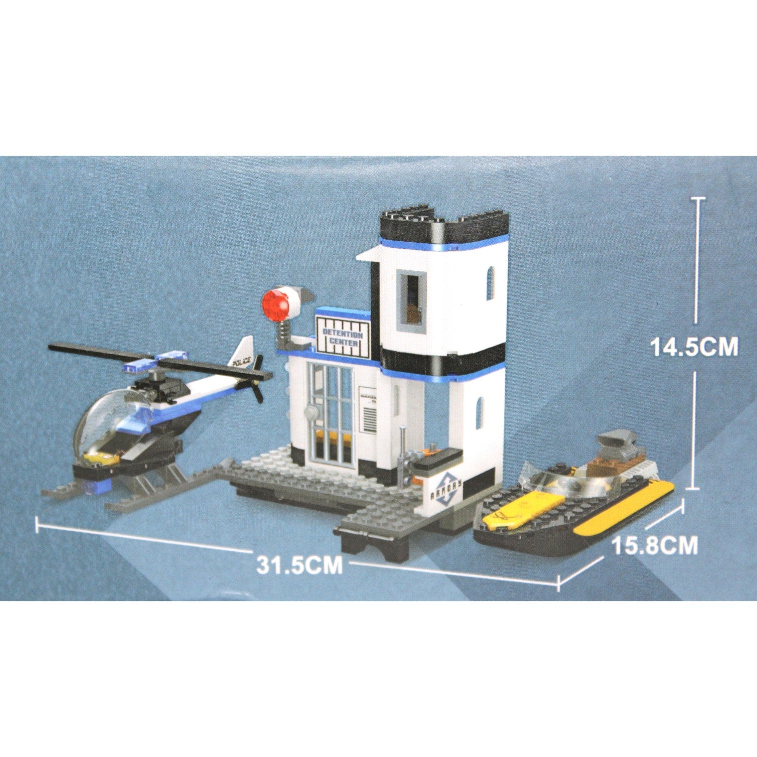 مجموعة بناء مركز شرطة جي ستار مارين، 290 قطعة