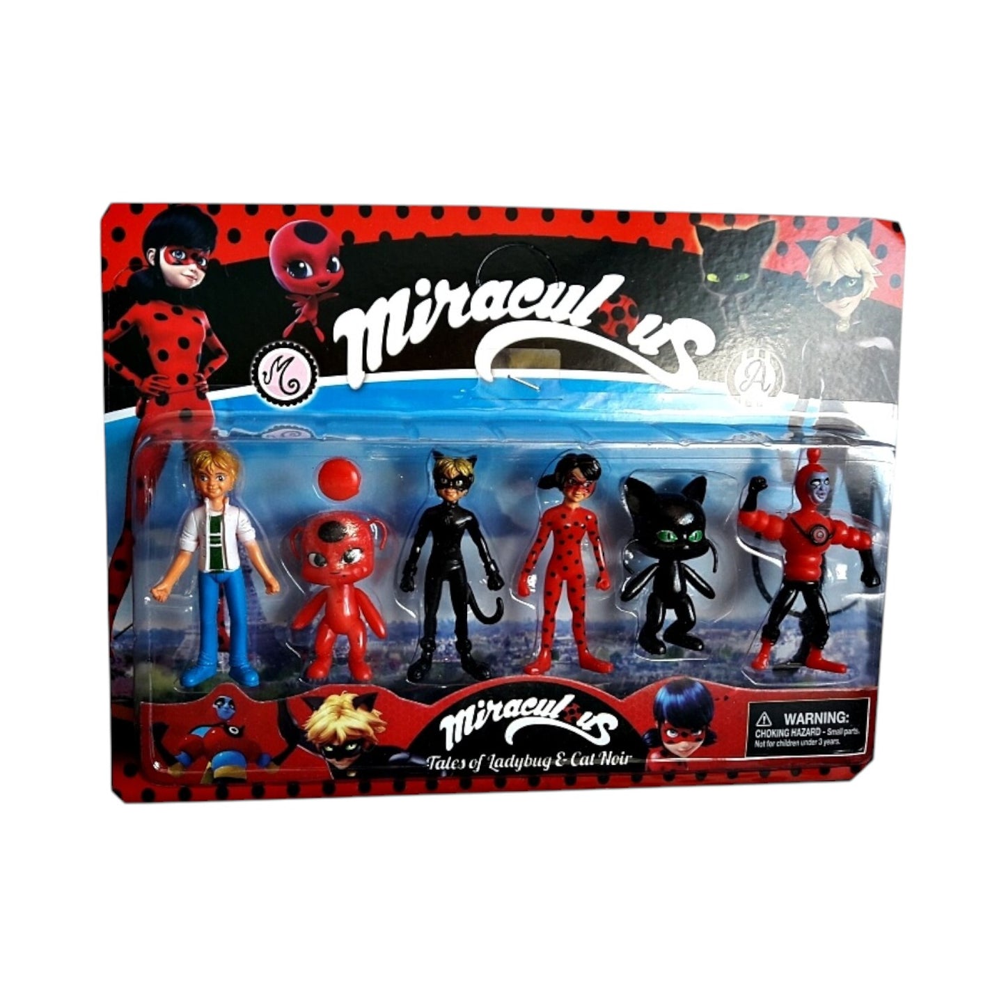 Miraculous Ladybug Mini Figures — 6-Piece Set