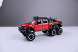 سيارة فورد رابتر المعدنية بمقياس 1:28 مع موتوسيكل