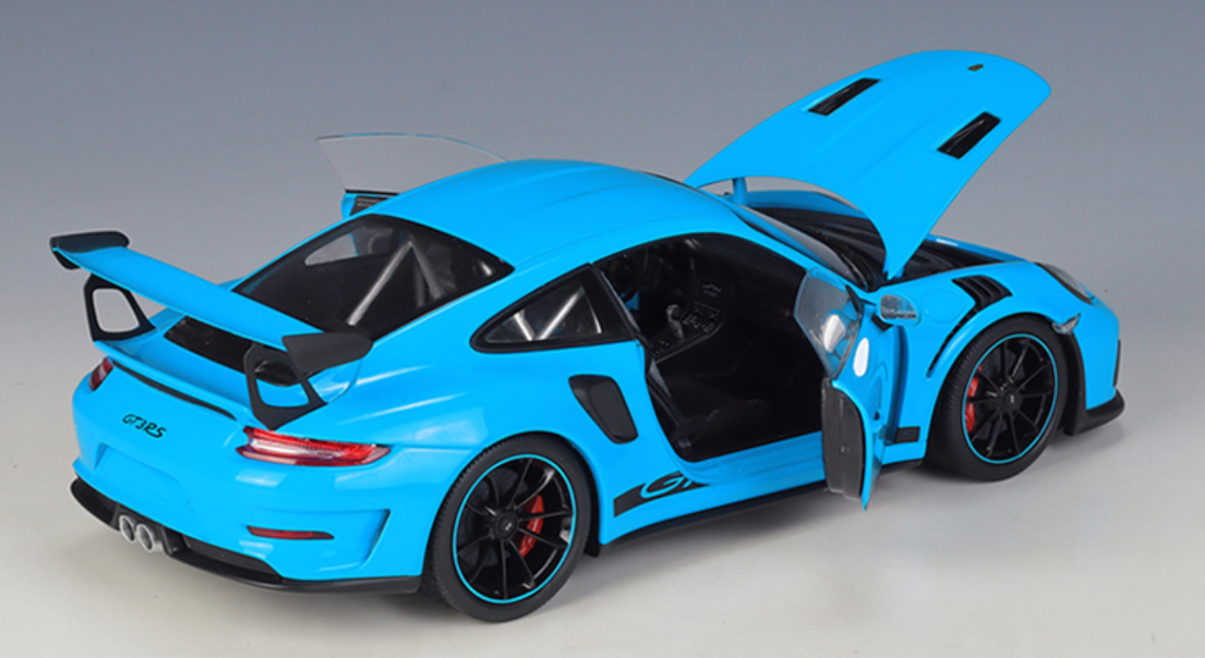 نموذج ويللي بورشه 911 GT3 RS المصبوب 1:18 - إصدار جي تي أوتوز (997)