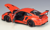 نموذج ويللي بورشه 911 GT3 RS المصبوب 1:18 - إصدار جي تي أوتوز (997)