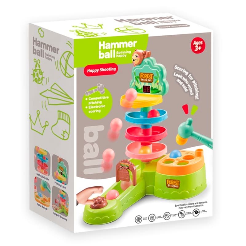 Hammer Ball Spinning Happy – Kids Hammer Ball & Score Game