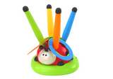 3-in-1 Musical Jump, Ring Toss & Rocket Launcher for Kids