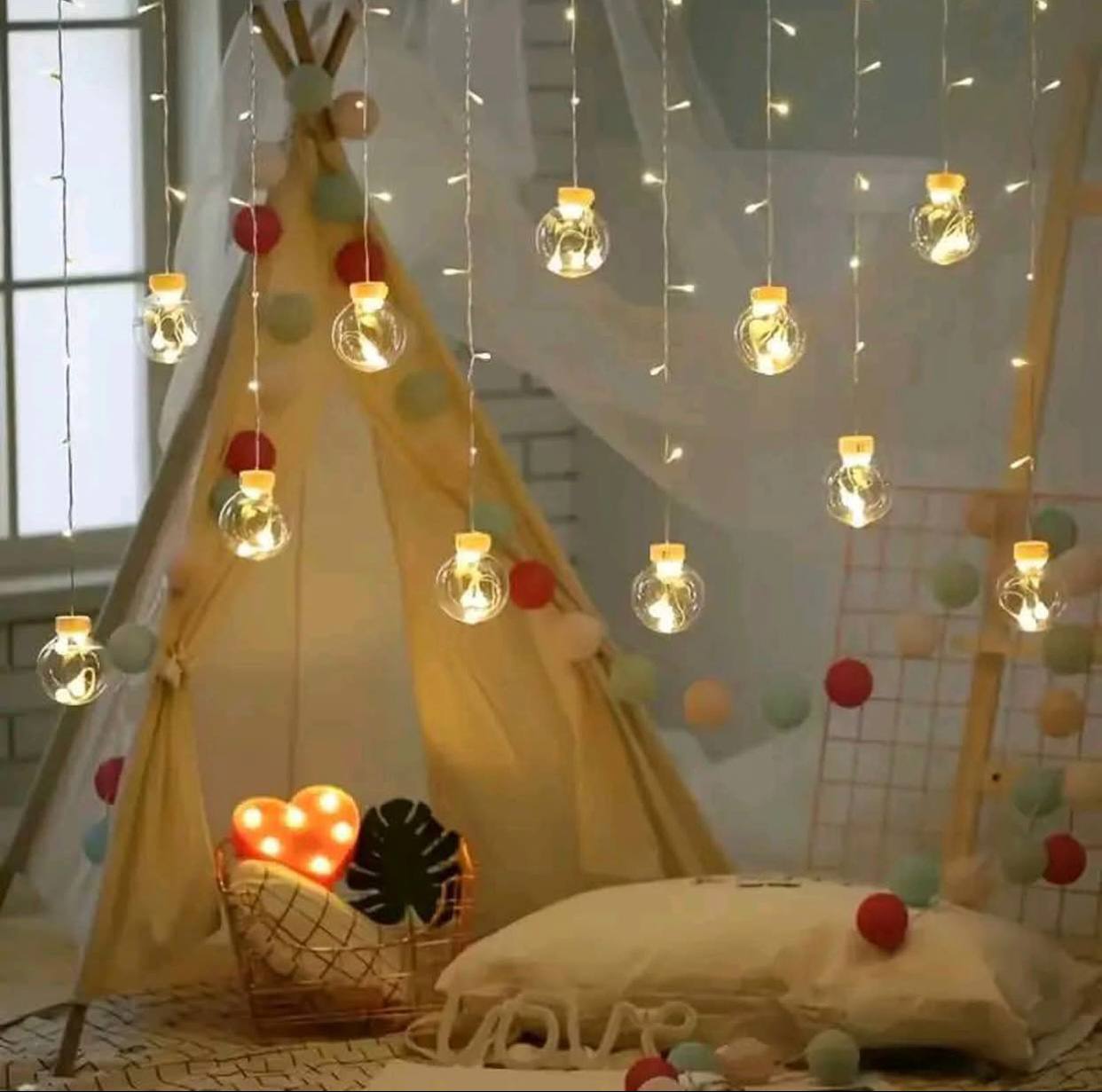 ستارة إضاءة بلورات رمضان