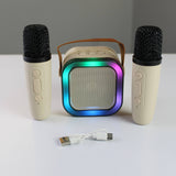 نظام كاريوكي محمول مع ميكروفون لاسلكي