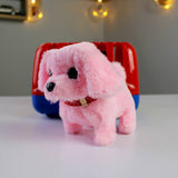 Cute Pet Puppy Toy with Trolley