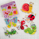 مجموعة ألغاز خشبية 6 في 1 للأطفال - تعليمية وممتعة