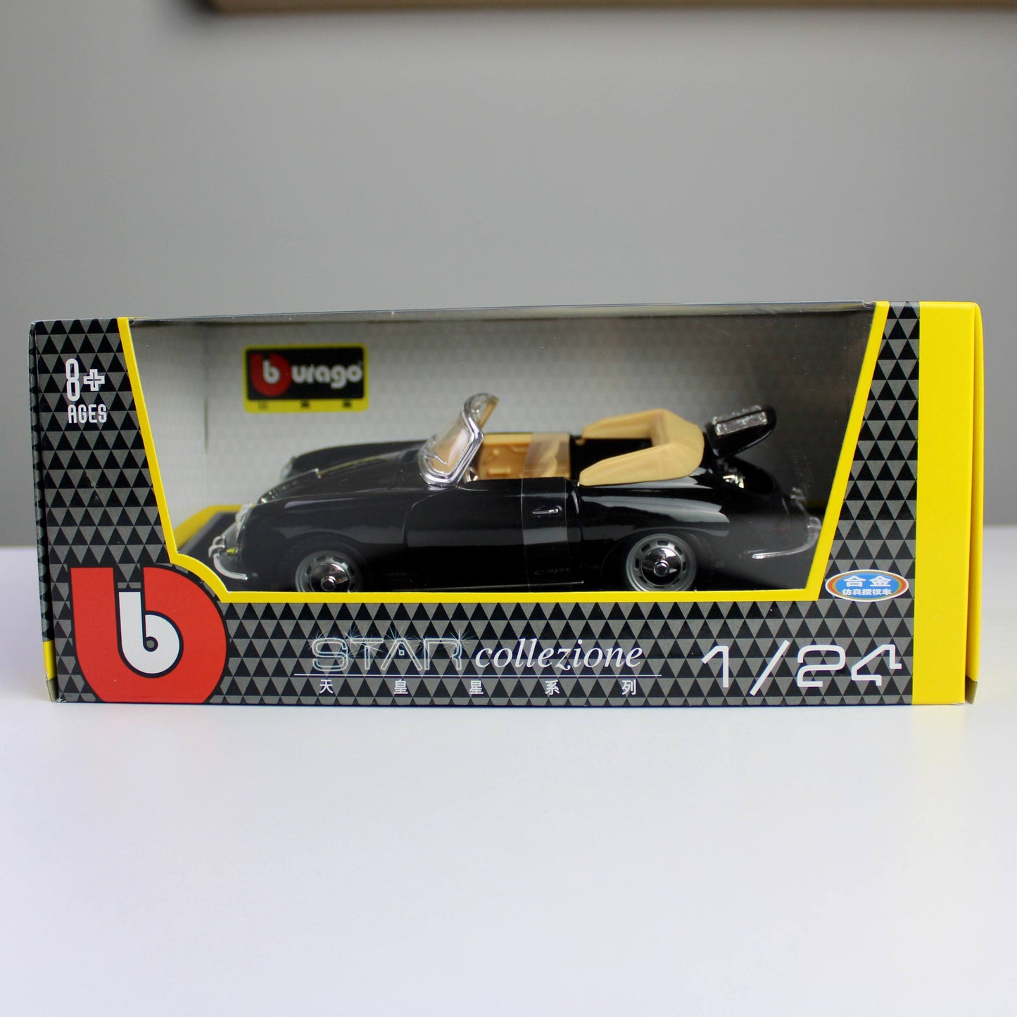 Bburago Porsche 356B Cabriolet 1961 1:24 Die-Cast