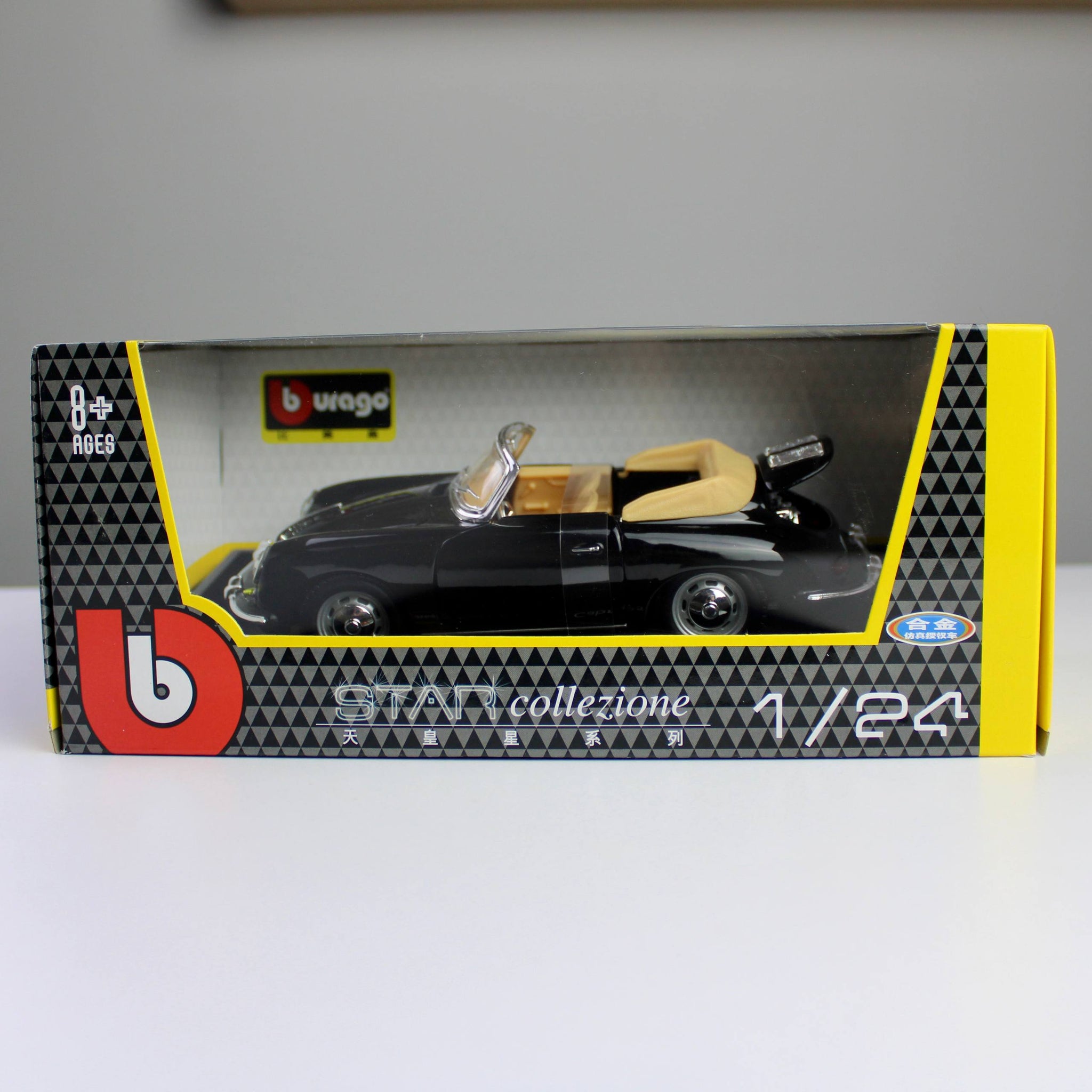 Bburago Porsche 356B Cabriolet 1961 1:24 Die-Cast
