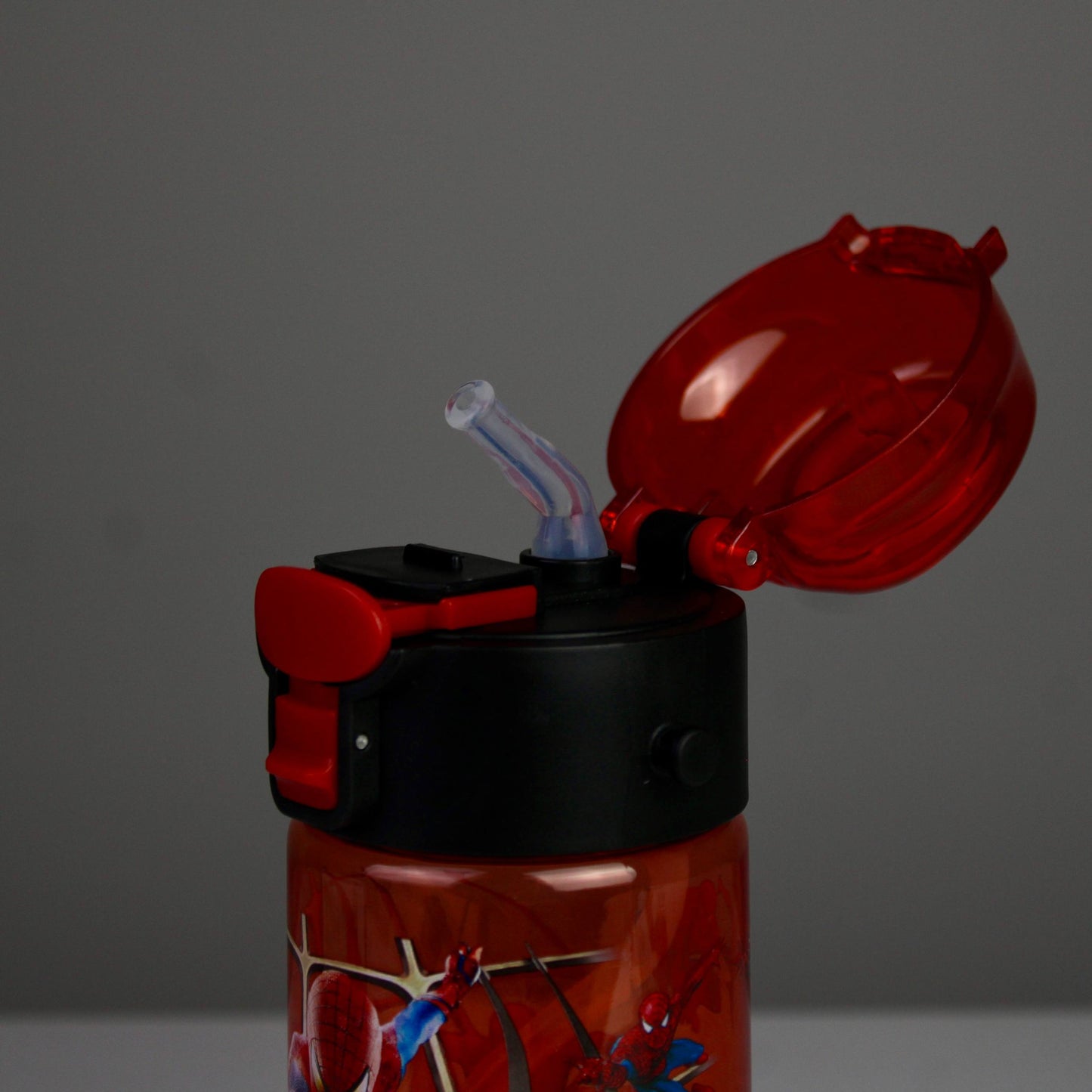 Smiggle Spider-Man Lunch Box & Bottle Set – 3-Compartment Lunch Box with Leak-Resistant Bottle