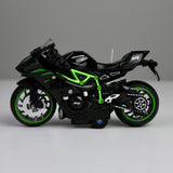 Kawasaki Ninja H2R Die-Cast Motorcycle 1:12 – Alloy Metal Model with Lights & Sounds