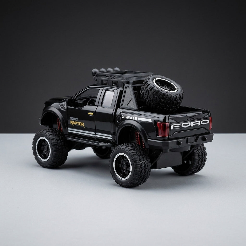 1:24 Plastic Raptor Pickup Truck – Light, Sound & Music