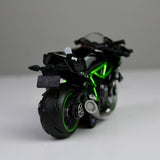 Kawasaki Ninja H2R Die-Cast Motorcycle 1:12 – Alloy Metal Model with Lights & Sounds