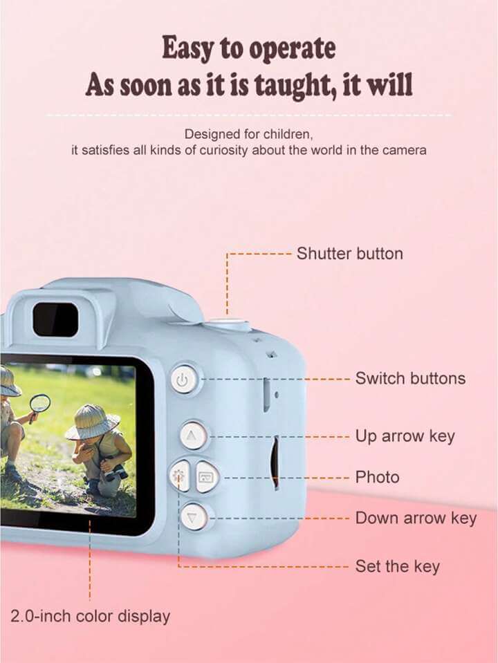 Kids Digital Camera — Photo, Video & Games