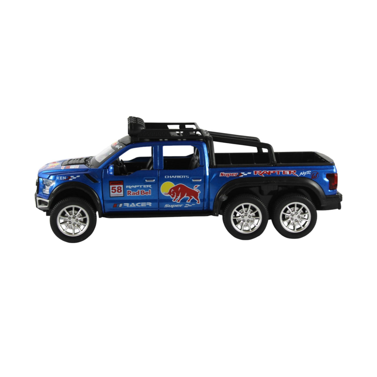 Ford Raptor F-150 6×6 Die-Cast Model – Powerful and Detailed Design