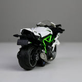 Kawasaki Ninja H2R Die-Cast Motorcycle 1:12 – Alloy Metal Model with Lights & Sounds