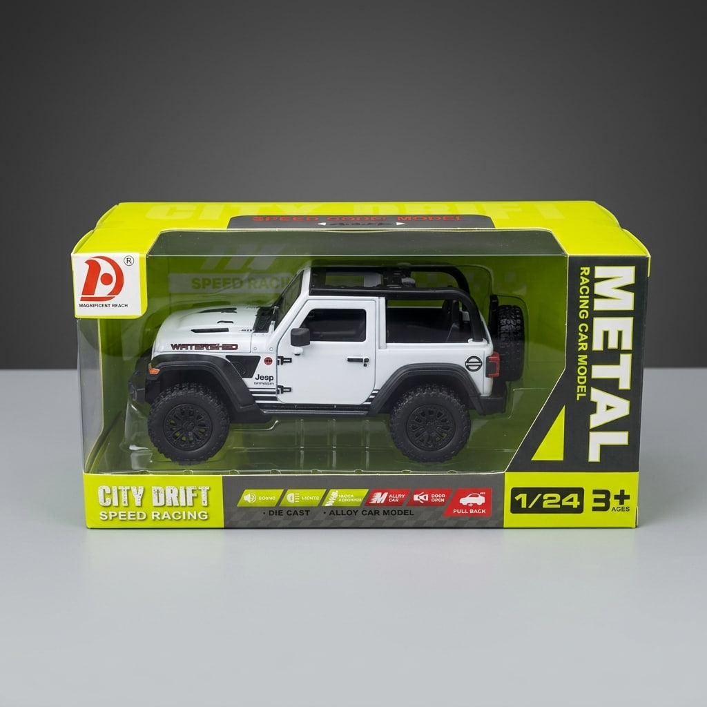Jeep Wrangler Rubicon 1:24 – Die-Cast Off-Road Model Car