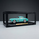 سيارة مجسمة مصبوبة من مرسيدس-بنز 300SL Gullwing بمقياس 1:22 مع إضاءة وصوت