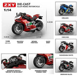1:14 Scale Racing Motorcycle Model