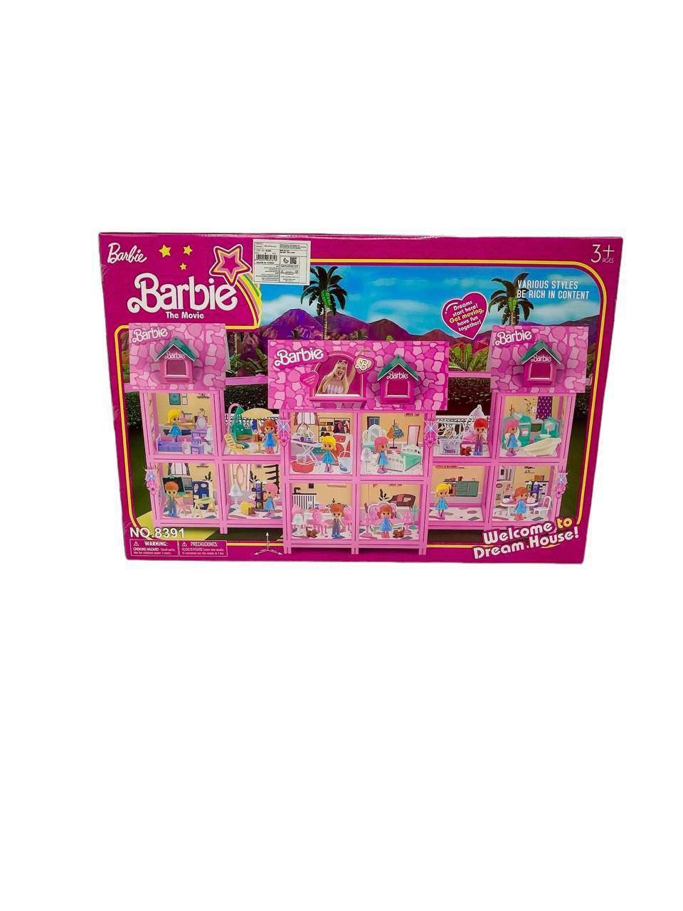 Dream Castle Dollhouse – 12-Room Barbie Palace